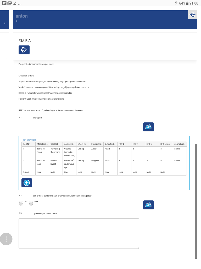 FMEA leanforms